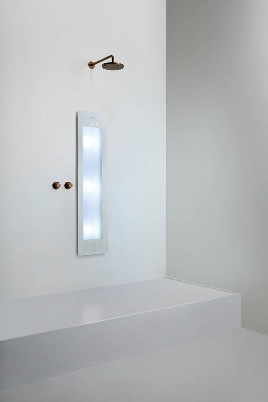 Sunshower Plus M Inbouw met Infrarood- en UV-licht - Wit