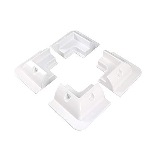 enjoy solar ABS 4 stuks houder voor spoiler zonnepaneel in wit, ideaal voor campers caravans boot