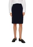 s.Oliver Navy Viscose Blend A-line Skirt Size 40