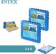 Intex - Zwembadtegels - 2 verpakkingen van 8 tegels - 4m²