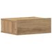 VidaXL Nachtkastje zwevend 40x32x15 cm bewerkt hout artisanaal eiken