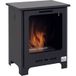 Cheminée Bioéthanol sur pied brûleur 0,9 L, 3h de durée de combustion style néo-rétro poêle dim. 40l x 30l x 50h cm couverture 20-25 m² noir