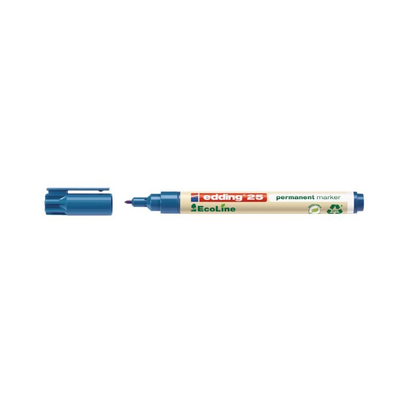 edding Ecoline Viltstift Edding 25 ecoline rond 1mm blauw