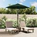 Maison Exclusive - Parasol, vert, 200 x 224 cm, aluminium
