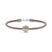 Thomas Sabo Armband voor dames en heren, boom van de liefde, A2013-682-5, 19cm, Sterling zilver Leer, Geen edelsteen