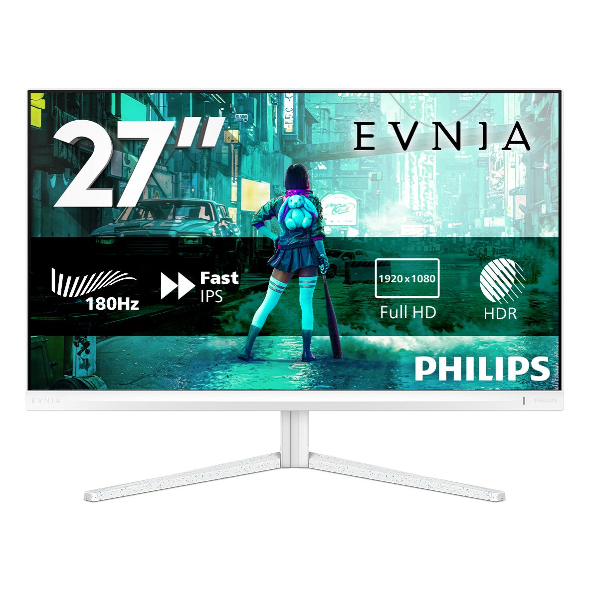 Philips Evnia 27M2N3201A/00 27" Full HD 180Hz Gaming Monitor - White