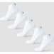 MyProtein MP Unisex Sneaker Sokken (5 Pack) - Wit - UK 9-11