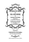 Musings Libri GmbH Musings in Verse by Sea and Shore Paperback