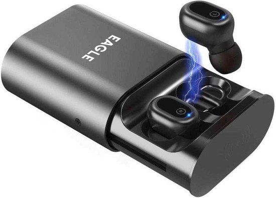 Eagle Electronics Eagle F12 Wireless Earbuds - Bluetooth 5.0 - IP68 - Zwart