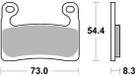 Moto-master Bmw 413501 plaquettes de frein frittées noir