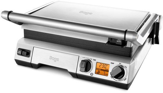 Sage the Smart Grill Brushed Stainless Steel Contactgrill
