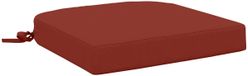 vidaXL - 1-delig - zitkussen - SOEST - 100% - Polyester - Rood - 40 - x - 40 - x - 7 - cm