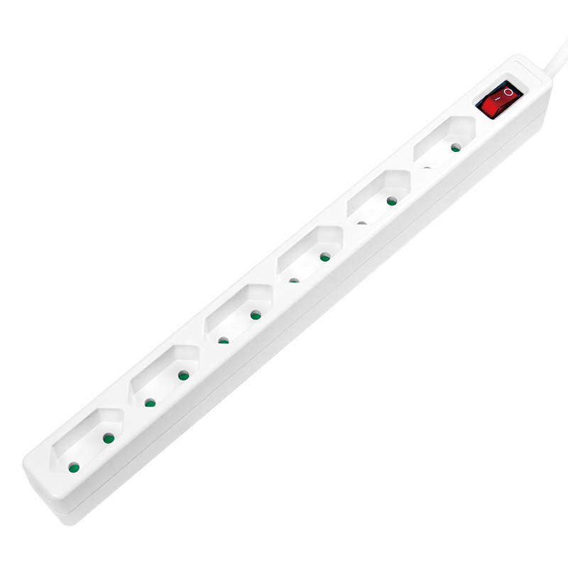 LogiLink LPS232 Stekkerdoos - 1.5 m - Wit