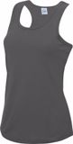 AWDis singlet pour femmes - gris foncé - débardeur sans manches - polyester - respirant - séchage rapide S
