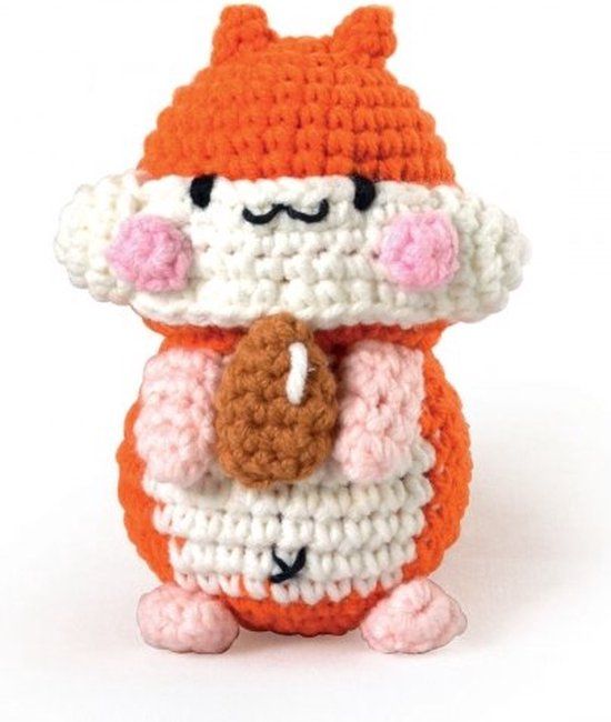 Graine Créative DIY-Haken Pakket Mini Amigurumi - Pochi de Hamster