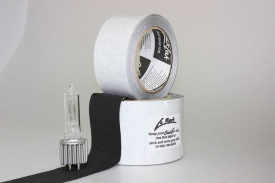 BlackTak Aluminium folie matt zwart 50mm x 25m