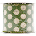 Decoris Decoratief Lint Natuur - Groen met Stippen