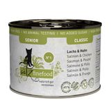 catz finefood Senior N°05 Natvoer voor zalm en kip