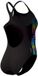 SPEEDO eco+ dig printed medalist bla/yel Wedstrijd badpak dames Zwart, geel