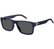 Tommy Hilfiger TH 1718/S Heren Zonnebril - Blauw/Wit