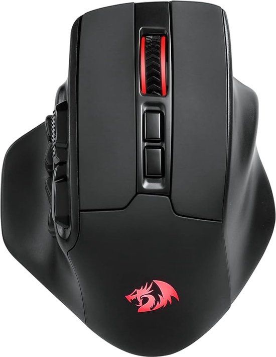 Firedragon Redragon M811 Pro MMO Draadloze Gaming Muis - Zwart