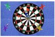 Solidchoice - Set van 6 Dartbord Wandbeschermers van Vilt