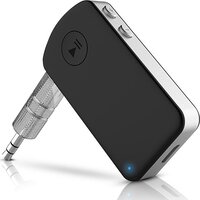 Strex Bluetooth Receiver - BT 5.0 - 3.5MM AUX - Black/Silver