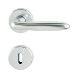 Hoppe Rosettengarnituur Verona 1510/42KB/42KBS aluminium F1 OB DIN L/R D/D