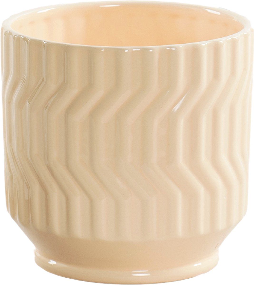 What-Women-Want Luxe sierpot Jacky Vanille - 12,5cm - keramiek