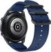 Strap-it Smartwatch bandje 20mm - nylon gesp horlogebandje - Blauw