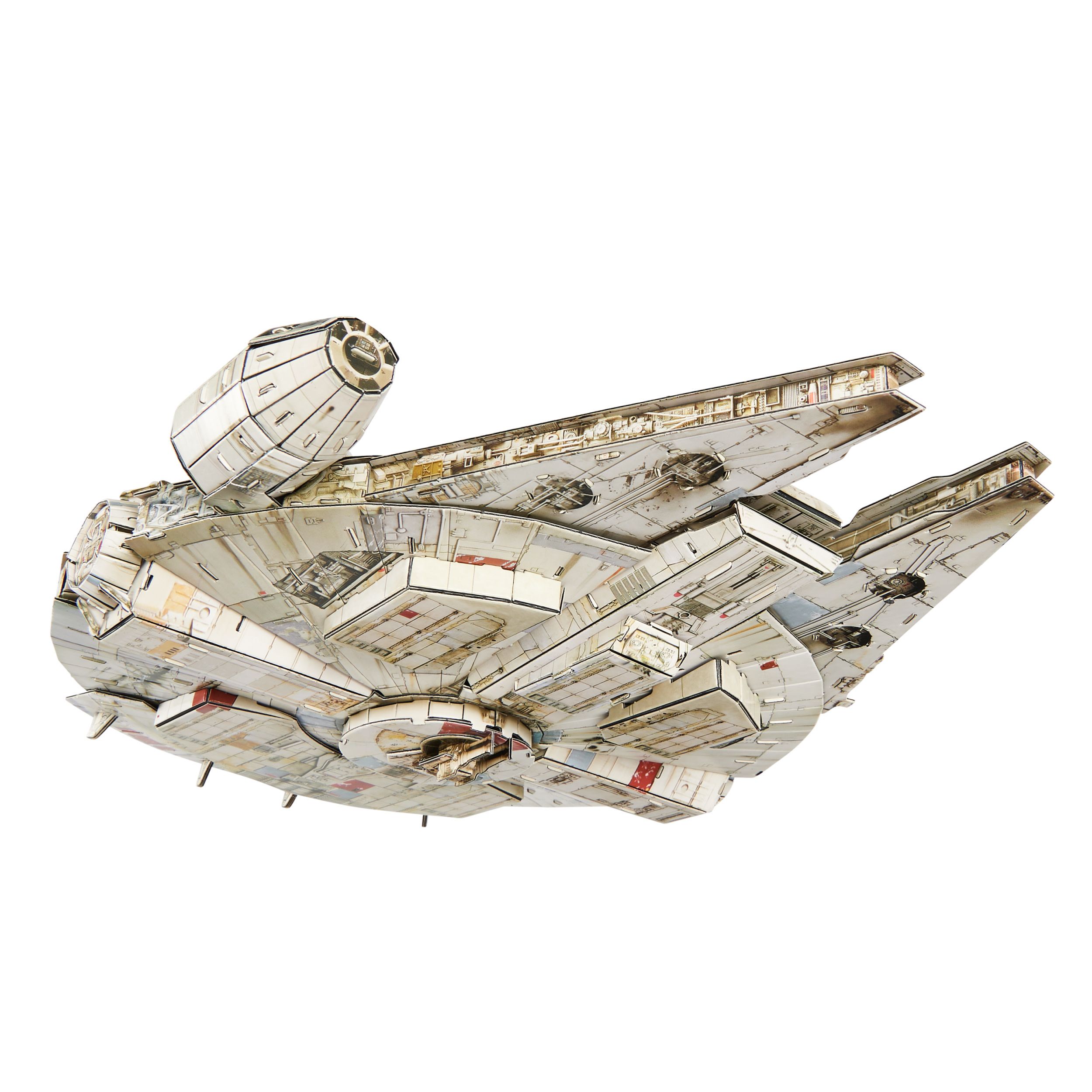 Spin Master 4D Build Star Wars - Millennium Falcon 3D Puzzle - 223 Pieces - Cardboard Building Kit