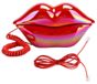 Bureau telefoon. Design tendance - Support de téléphone - Léger - Matériau de haute qualité - Convient pour la maison/le bureau - Lèvres rouges charmantes - Téléphone