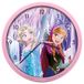 Kids Licensing - Horloge murale pour enfant La Reine des Neiges, horloge analogique décorative avec Elsa et Anna, 25 cm, lecture facile, décoration chambre fille