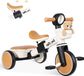 Sans marque Tricycle pour enfants - Vélo d'apprentissage avec pédales - Avec panier de rangement - Marron