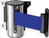 Merkloos Wandcassette chrome met 3 mtr. Blauw lint