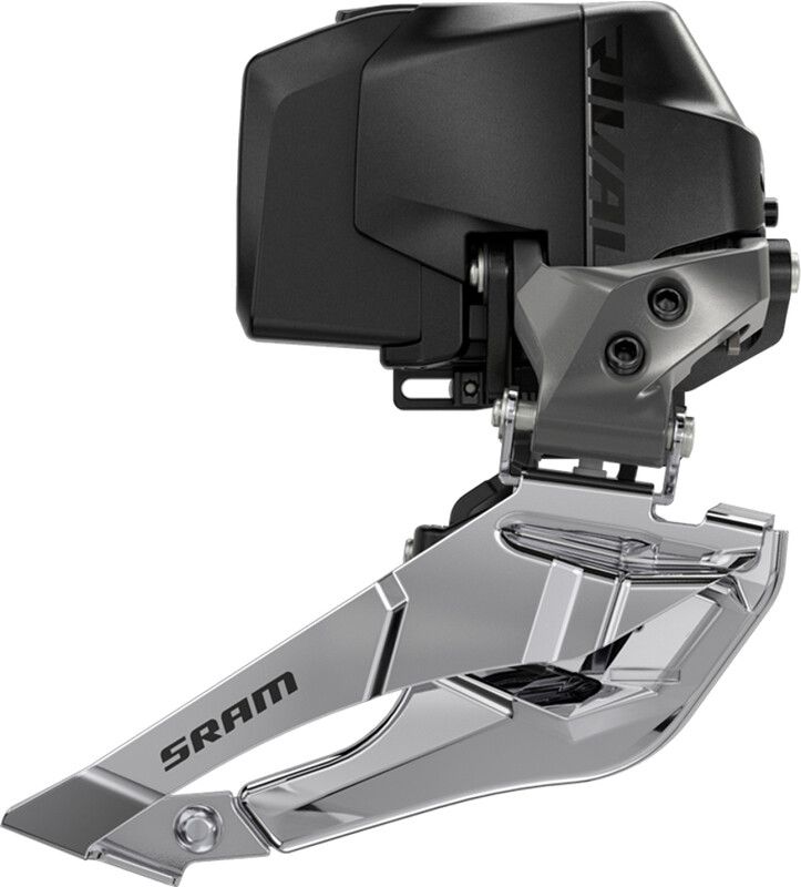 SRAM Rival eTap AXS D1 Front Derailleur - 2-Speed - Braze-On - Silver/Black