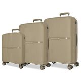Movom Noon Kofferset, beige, 56/66/76 cm
