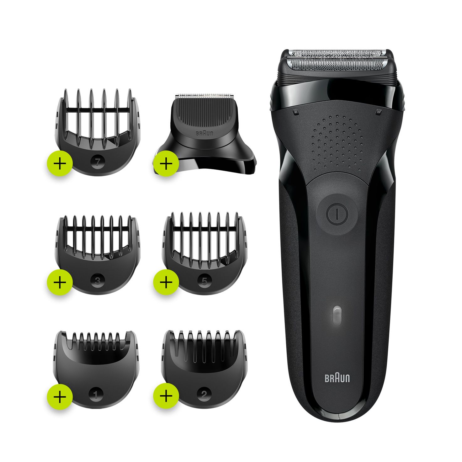 Braun Series 3 300BT Elektrisch Scheerapparaat + Baardtrimmer - Grijs