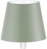 Zafferano Poldina STOPPER LED-lamp oplaadbaar en draagbaar Salie kleur met batterij tot 12 uur