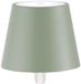 Zafferano Poldina STOPPER LED-lamp oplaadbaar en draagbaar Salie kleur met batterij tot 12 uur