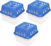Merkloos / Sans marque Koopman International 3x stuks vochtvangers / vochtopnemers 750 ml met 2x navulling 400 gram - Voorkomt geurtjes en schimmels