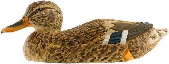 Wildlife Garden Wilde Vrouwtjes Eend - Dierenbeeld - Bruin - Hout