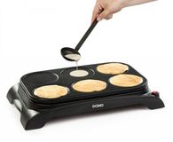 Domo DO8709P Crêpière - Noir - 6 Crêpes