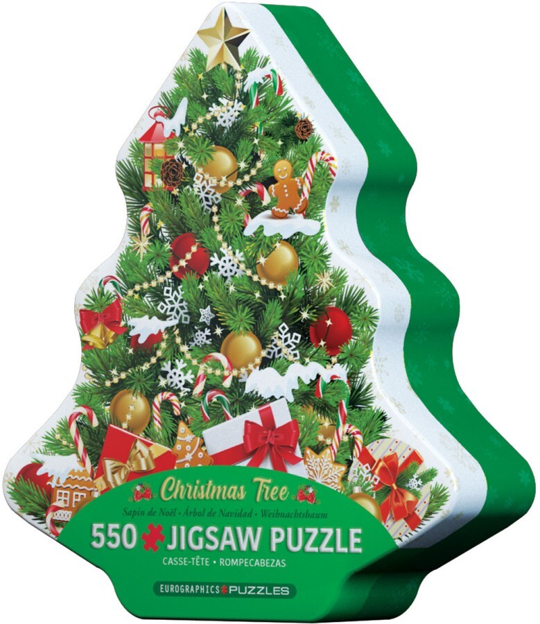 Eurographics Christmas Tree Tin Puzzel (550 stukjes)