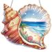 Diamond Painting, motif de plage avec coquillages, 17x17 cm, kit de loisirs créatifs