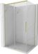Mexen Rox cabine de douche porte coulissante 160 x 110 cm, transparent, or brossé