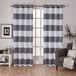 Exclusieve Exclusive Home Curtains Surfside bovenstuk met oogjes, 137 x 213 cm, zwart