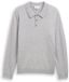 Tom Tailor Polo Lange mouw Heren L Grijs Wol