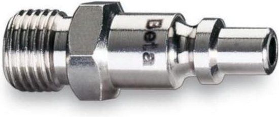 Beta Insteeknippel 1916i Staal Italiaans 3/8 Inch Zilver