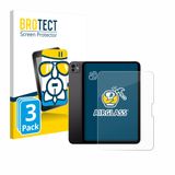 BROTECT Screenprotector 3 Stuks voor Apple iPad Pro 11" 2025 (Voor+Camera) Beschermglas transparant